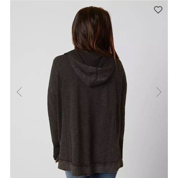 Miss Me Embroidered Sweatshirt Jacket Hoodie Distressed Hem Cotton Womens Large - Picture 2 of 16